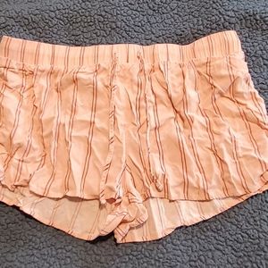 Pink lounge wear shorts
